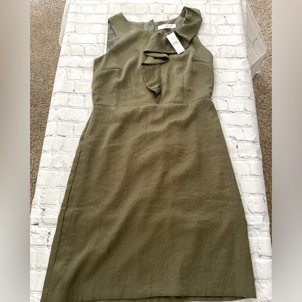 NWT olive green dress size 6